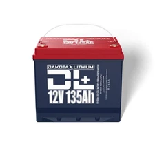 Dakota Lithium DL+ 12V 135Ah Dual Purpose Deep Cycle 1000CCA LiFePO4 Battery