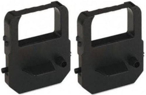 (2 pack) LATHEM 1500E & 1600E TIME CLOCK RIBBON VIS6011 COMPATIBLE, Black Ink - Picture 1 of 1