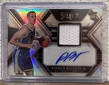 2022-23 Select Patrick Baldwin JR RPA Rookie Patch Auto 059/199 Silver Prizm