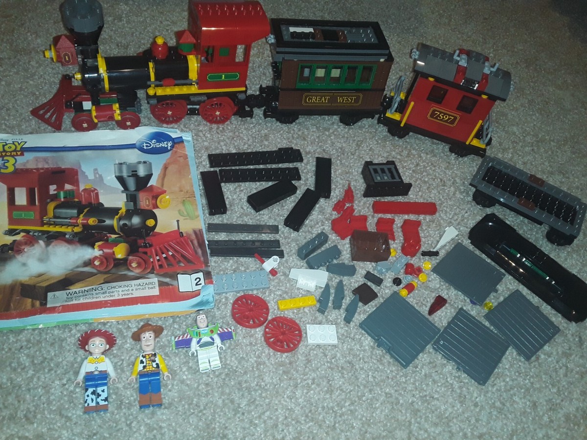 LEGO Toy Story 3 7597 Western Train Chase Jessie Woody Buzz 