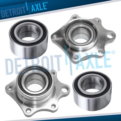 Front + Rear Wheel Bearing Module Assembly for 2003 - 2011 Honda Element w/ ABS