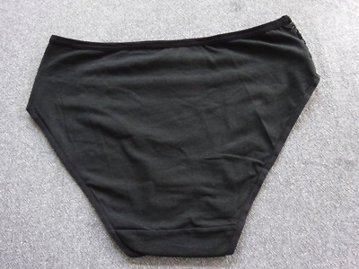 Culotte Dentelle OUNO UNDERWEAR En Coton Extensible - Taille XL (FR46) - Gris - Neuve
