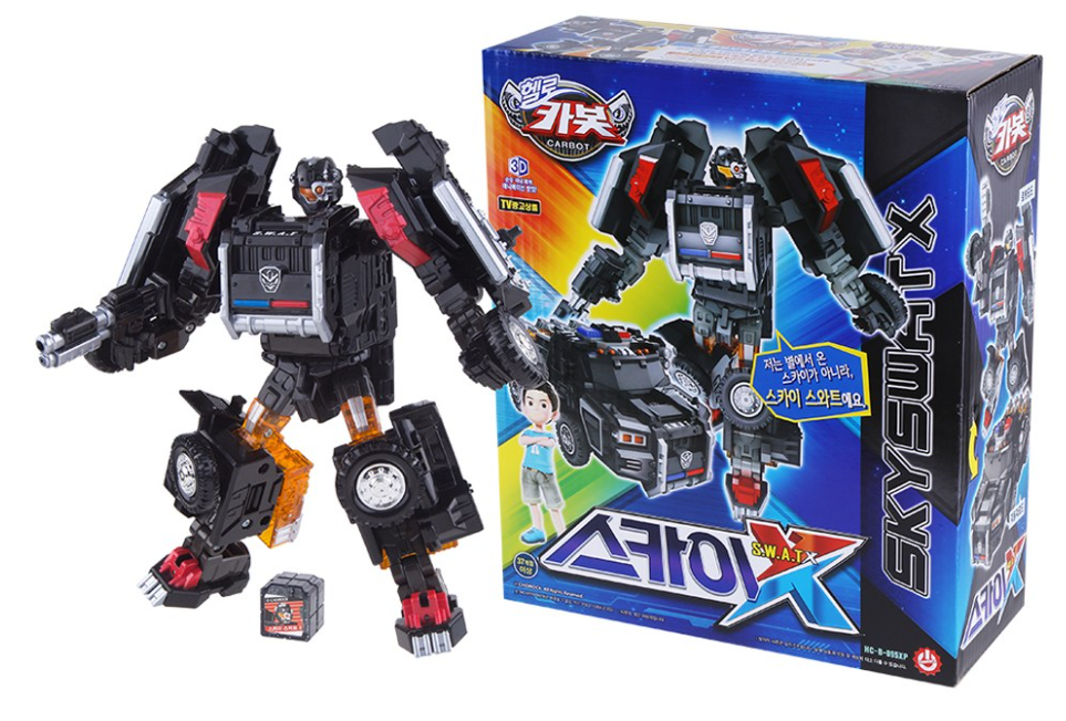 Hello Carbot SKY SWAT X 스카이 스와트 CUBE Transformer Robot Car