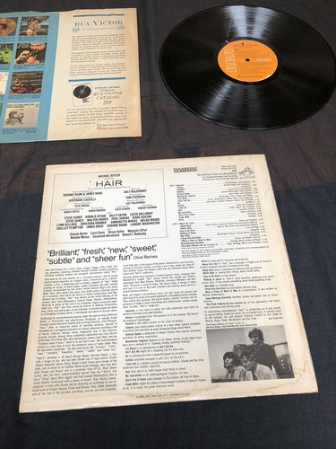 Vintage 1968 Haar Original Broadway Cast Aufnahme Vinyl LP RCA Dynagroove LSO-1150 - Bild 7 von 17
