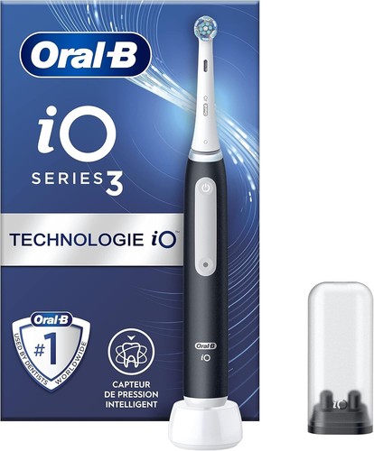 Brosse à dent Electrique NOIRE Edition iO 3 ORAL B / 3 Modes de Brossage - Foto 1 di 5
