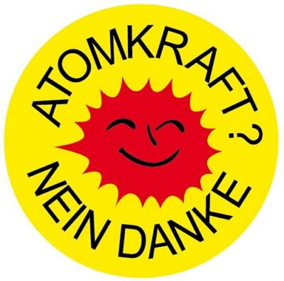 Autoaufkleber Sticker Atomkraft - Nein Danke rund Aufkleber