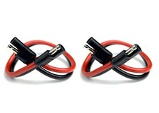 2 Pack 12" 2 Pin Quick Disconnect 8 Gauge Polarized Molded Connectors Electric