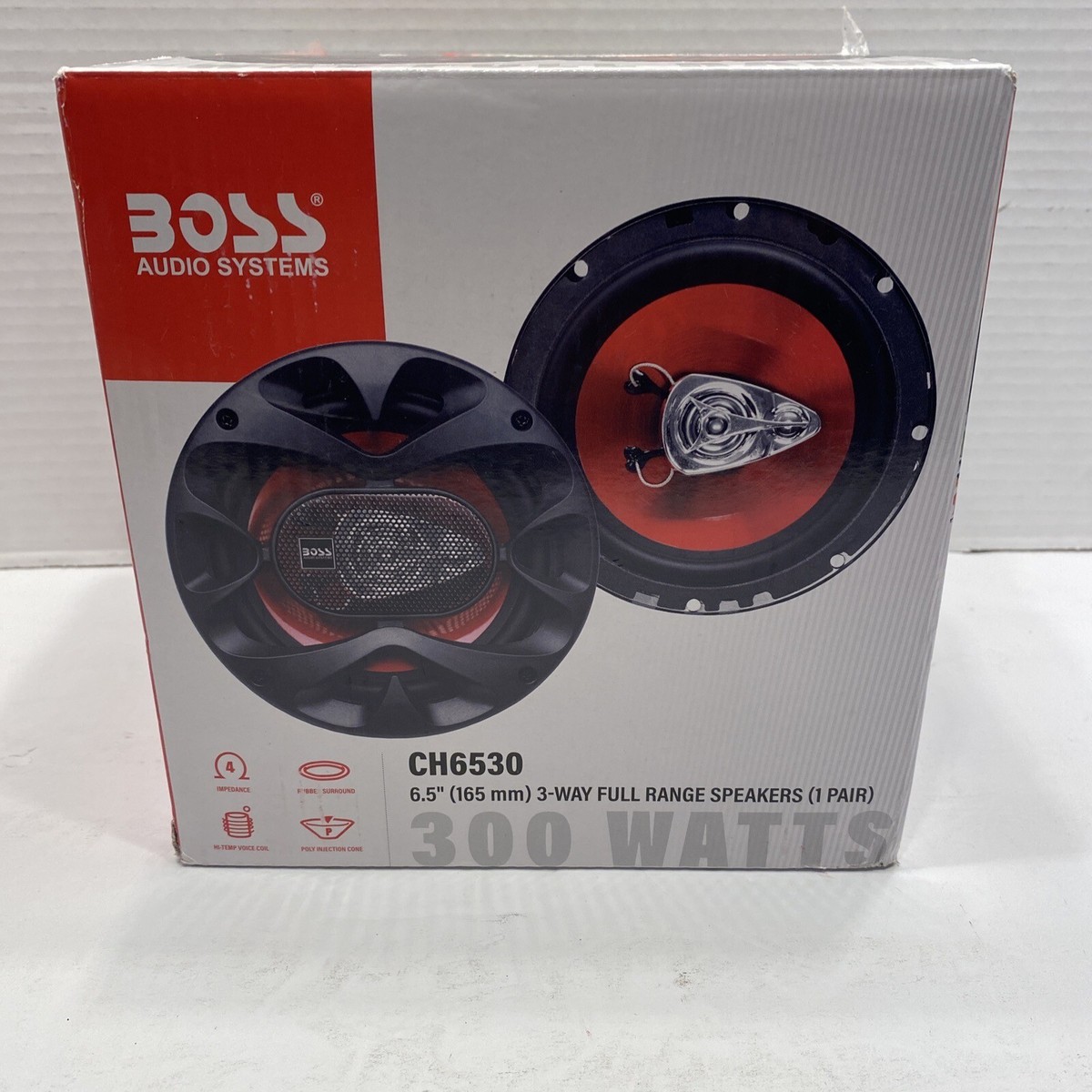 Boss DYNAMIC CH6530 3-Way Full Range Car Speaker