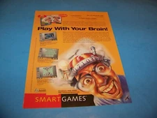 Smart Games Original Print Ad from Magazine Vintage 1996