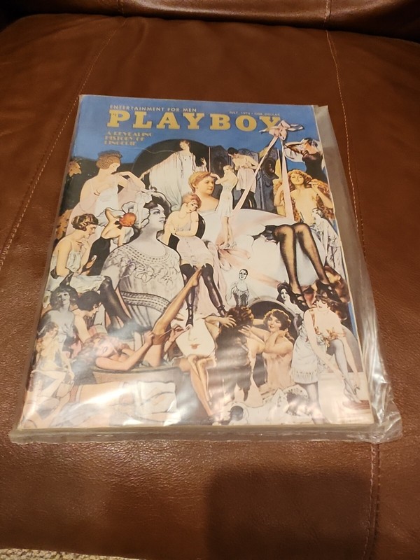 Playboy Magazine July 1972 Playmate Carol O'Neal Birthday Present Vargas GIRL