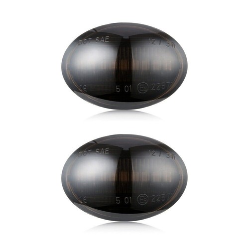 Dynamic Side Fender Marker LED Turn Signal Indicator Blinker Lights For Fiat 500 - Picture 9 of 11