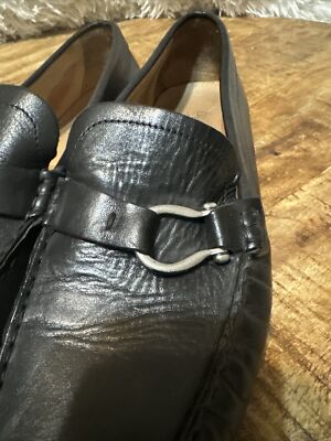 Bacco Bucci Studio Mens Driving Loafers Shoes Size 10 Black  display picture 2