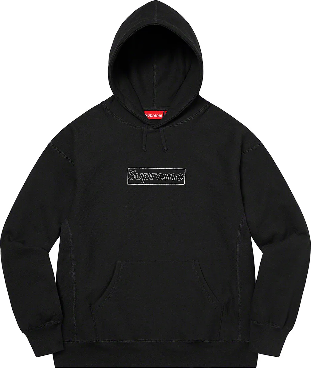 Supreme x KAWS Chalk Logo Hooded Sweatshirt SS21 (SS21SW39) Men Sizes S-XL