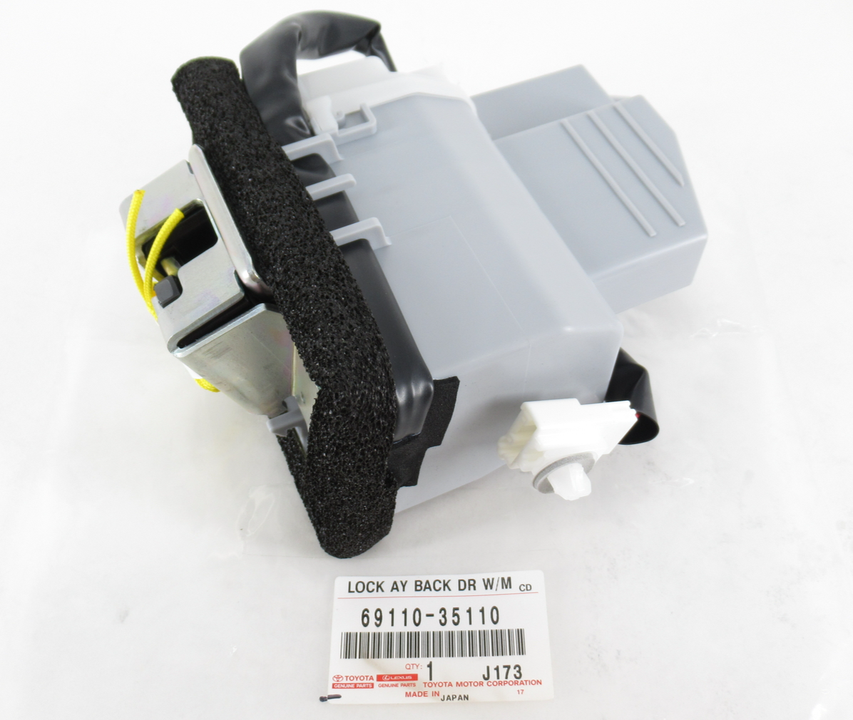 Genuine OEM Toyota 69110-35110 Rear Liftgate Latch Lock Assy 2010