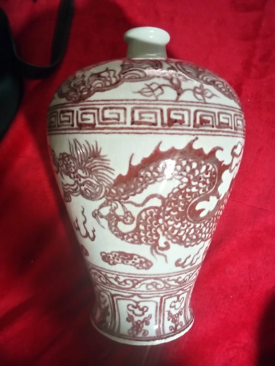 铁中国古董花瓶| eBay