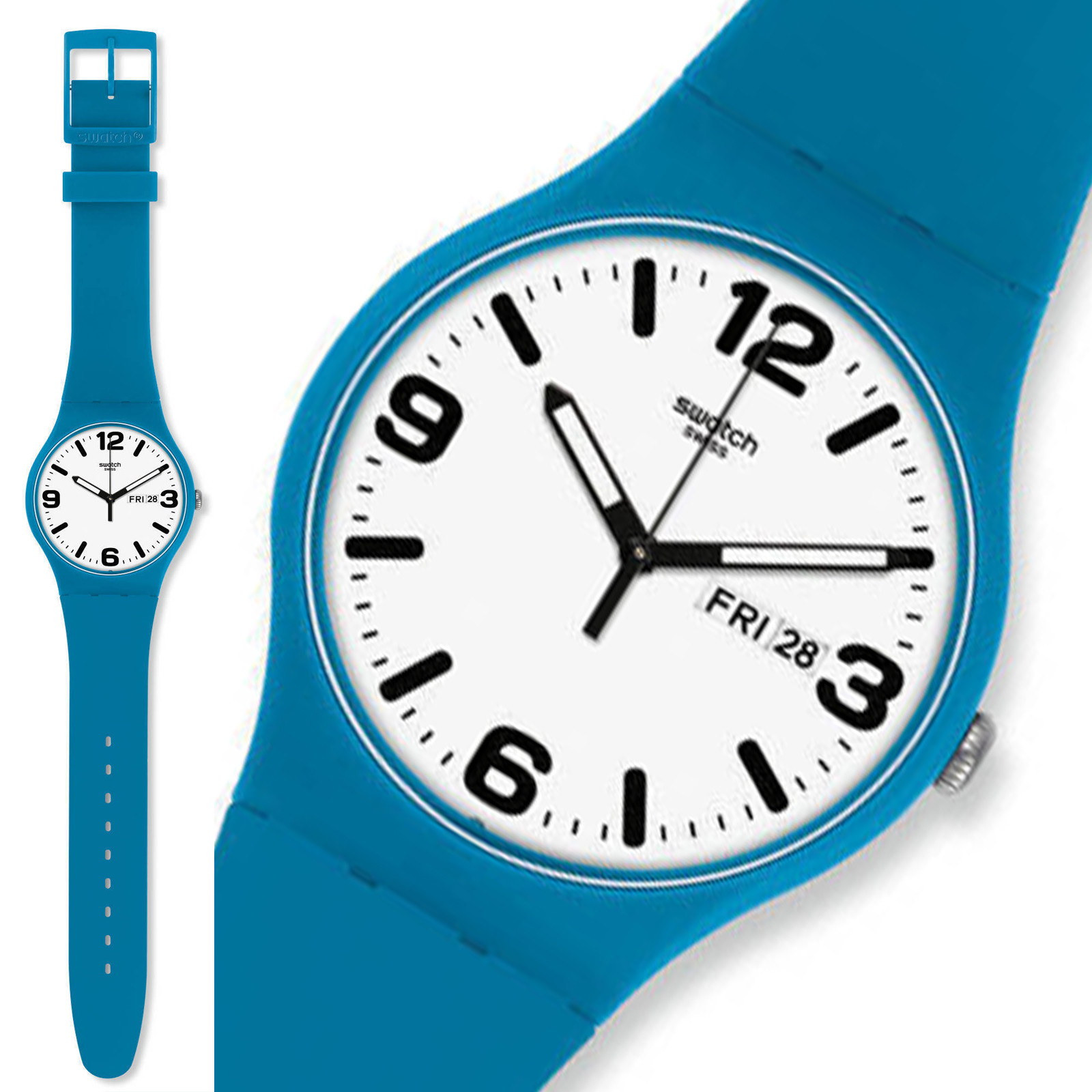 Купить swatch new gent costazzurra orologio uomo donna azzurro на Аукцион  DE из Германии с доставкой в Россию, Украину, Казахстан