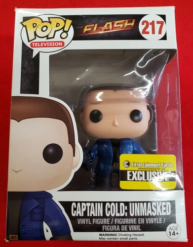 Funko Pop! - The Flash - Captain Cold Unmasked 217 Entertainment Earth Exclusive