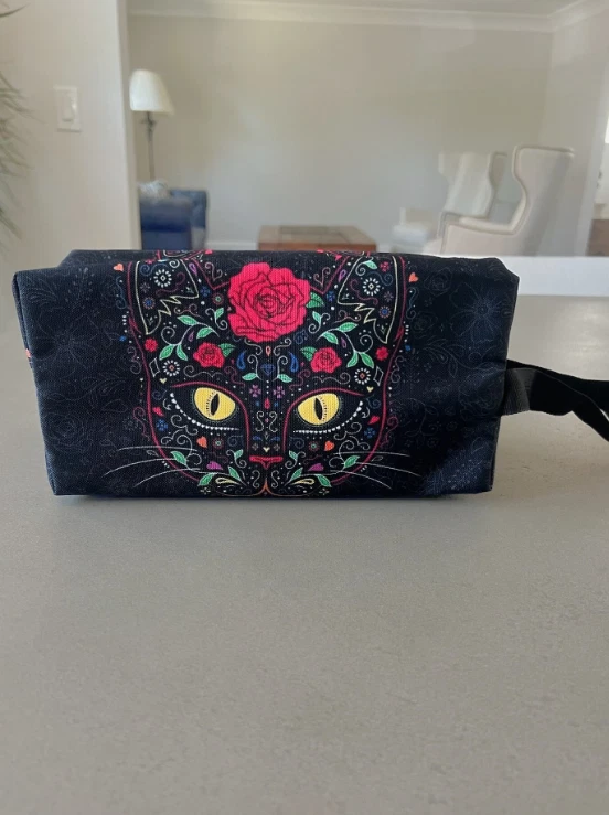 Cat Travel Cosmetic Bag Toiletry Zip Pouch Makeup Case Travel Cosmetic Makeup