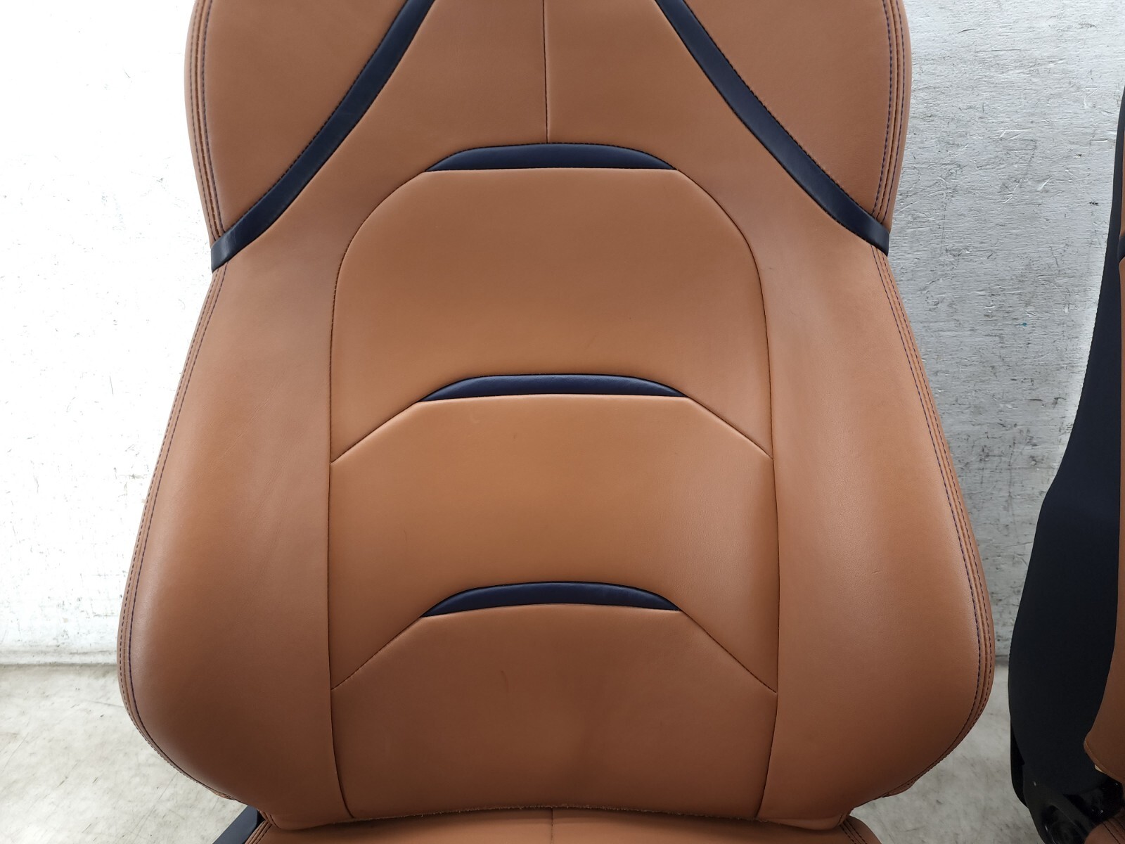 2017 2018 2019 2020 FERRARI GTC4LUSSO FRONT STANDARD SEAT SET CUOIO LEATHER OEM