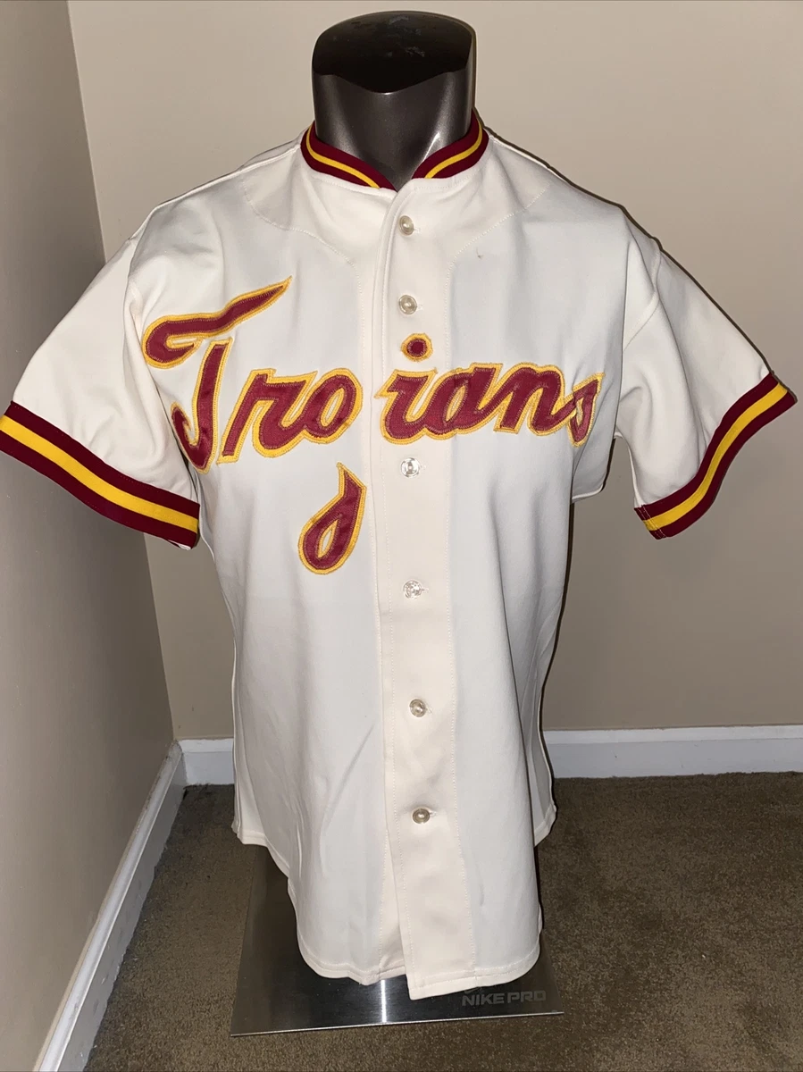 USC Trojans Home Baseball Jersey #50 Vintage Goodman & Sons Size 44