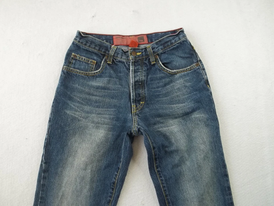 Mossimo 紧身弹性男孩男式牛仔深蓝色牛仔裤 29 x 30 码 — 第 2/4 张图片