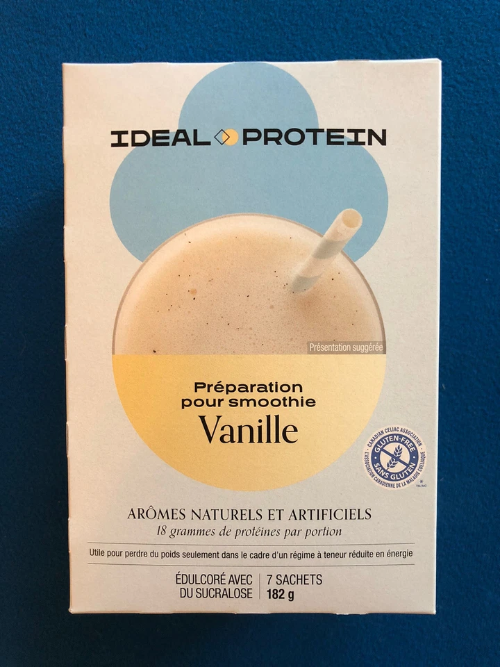 Ideal Protein Vanilla Smoothie Mix - 7 Packets - EXP 5/31/27 - FREE SHIPPING - Image 3 of 4