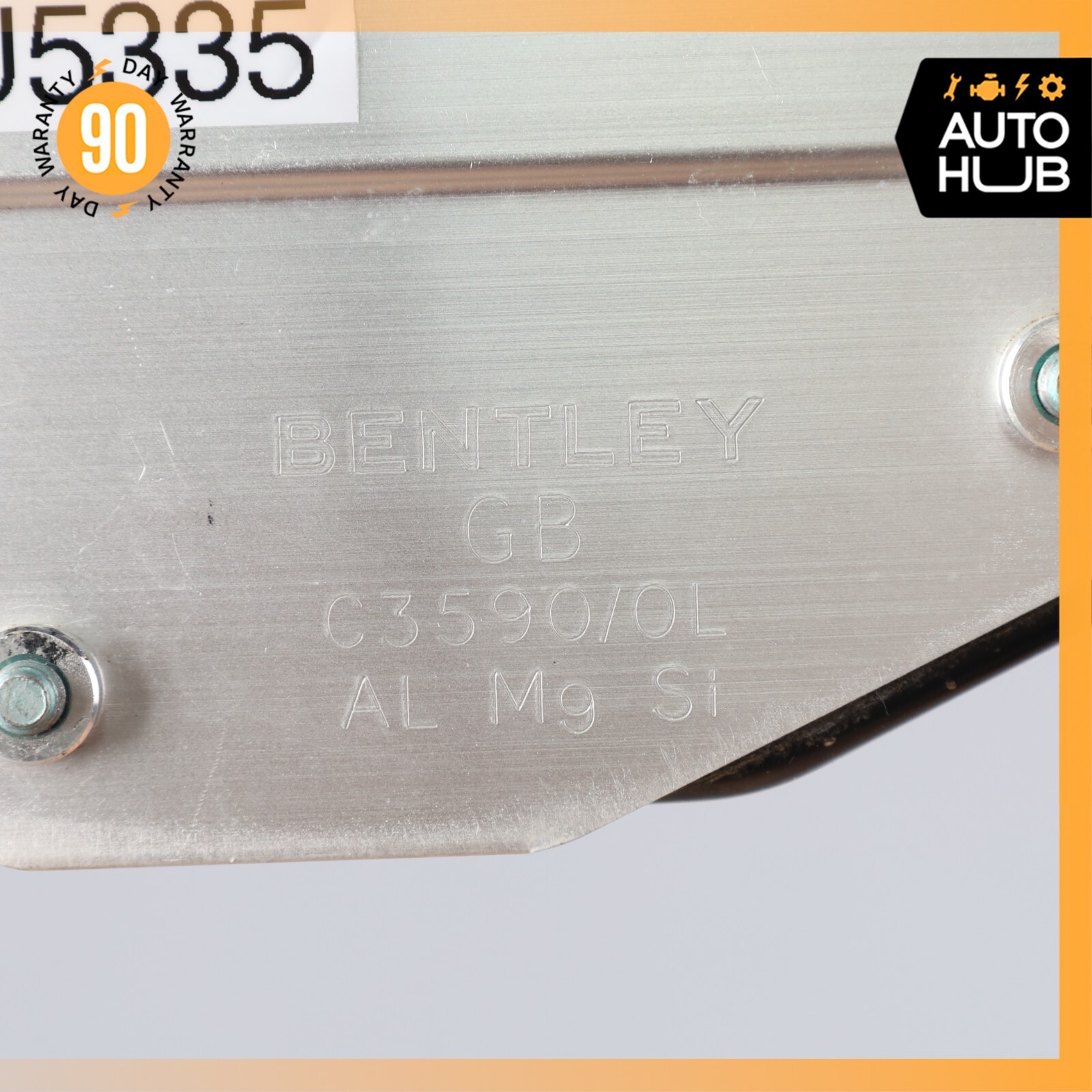 03-10 Bentley Continental GT Front Left Side Door Vent Window Glass OEM 81k