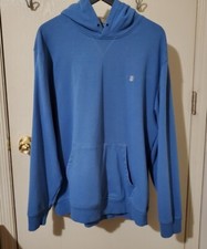 IZOD Saltwater Mens Hoodie Pullover Sweatshirt Size Large