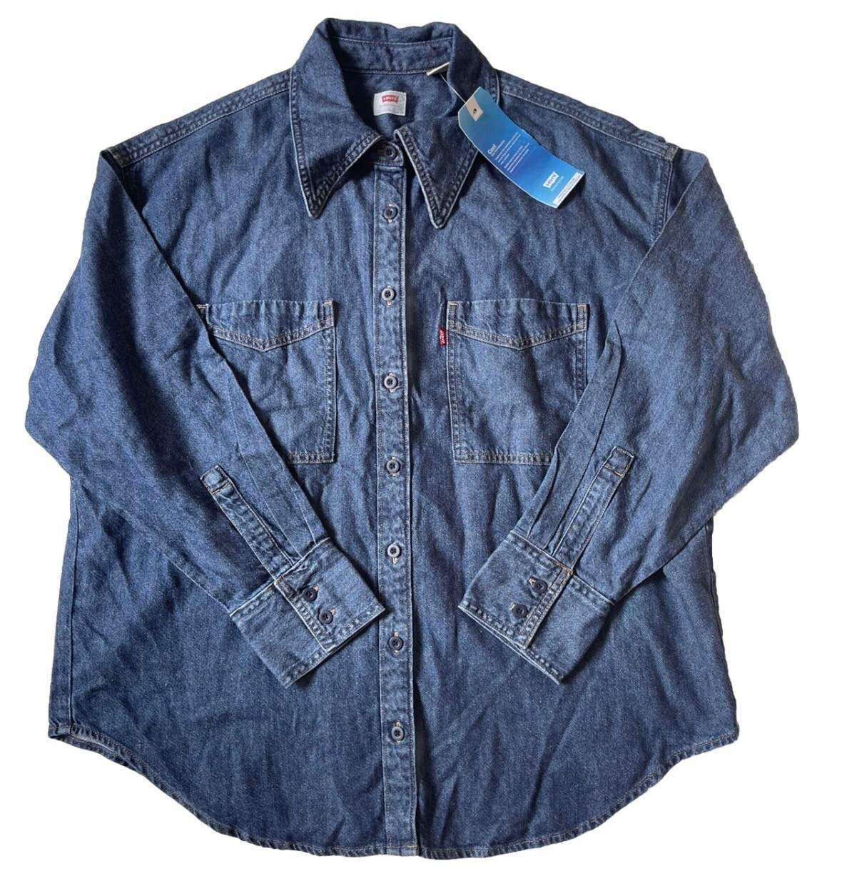 LEVI'S JADON DENIM SHIRT LEVI'S WOMEN'S DENIMWEAR LEVIS WOMENS DENIM WEAR MEDIUM 5400970723520
