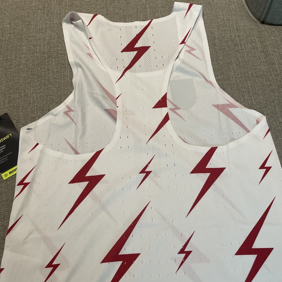 Nike Bowerman Track Club Aeroswift Men's Singlet - White for