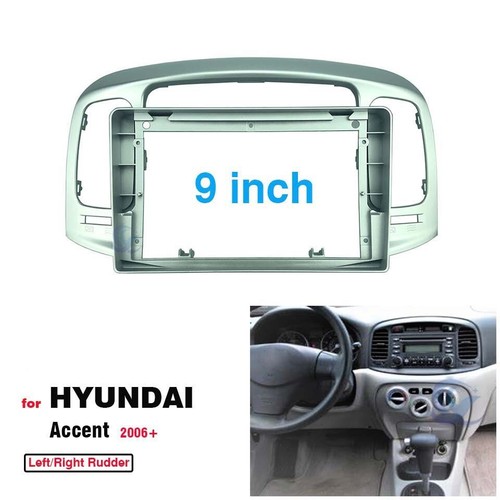 9" Car radio Fascia Frame Panel Dashboard Trim for Hyundai Verna Accent 06-11 - Bild 1 von 5