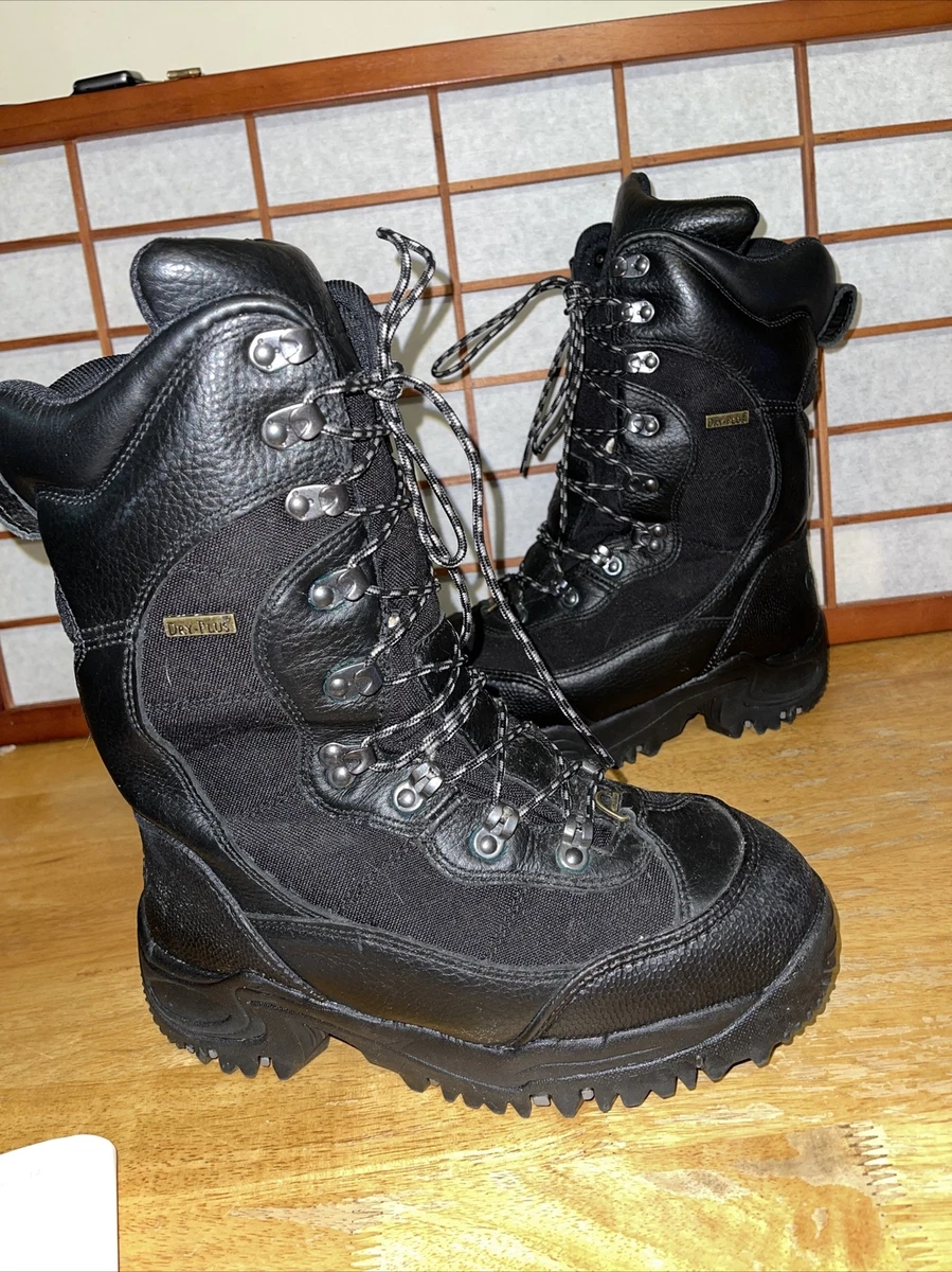 Cabelas Dry Plus Hunting Winter Boots US 8 D Thinsulate Ultra Black 81 9496