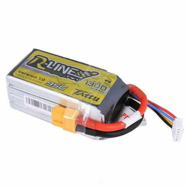 TATTU R-Line 1300mAh 4s 95c Lipo Battery XT60 Plug