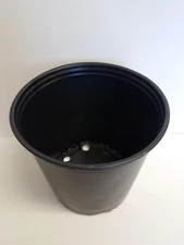 TRUE 2 GALLON nursery black plastic POTS {Set of 5} thermoformed plants flower
