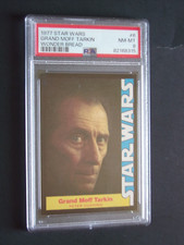 1977 Star Wars, Wonder Bread, Grand Moff Tarkin, Card #6, PSA-8