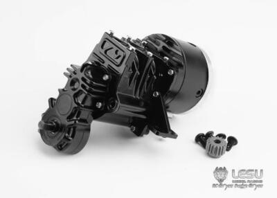 LESU 2Speed High Torque Gear Box Transmission D for 1/14 RC Tractor Truck Tamiye