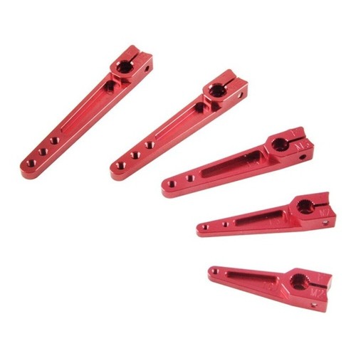 25T CNC Servo Arm Red Servo Swing Arm New RC Upgrade Parts for RC Airplane - Afbeelding 3 van 11