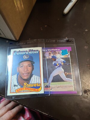 (2) 89' Gary Sheffield ROOKIES!  **MINT**