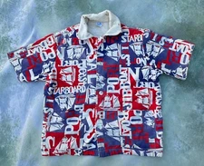 Vintage RARE Starboard Men's Towel Shirt___MADE IN USA__PLEASE SEE PIC FOR SIZE.