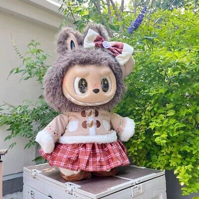 POP MART 58CM The Monsters Labubu Plush Doll Skirt Set POP MART 58CM The Monsters Labubu Plush Doll Skirt Set