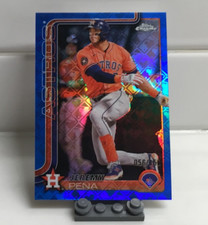 2025 Topps Chrome Logofractor Edition - Jeremy Pena #239 Blue Logofractor /150