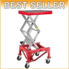 Compact Hydraulic ATV Motorcycle Lift Jack - 300LB Capacity with Rubber Padding