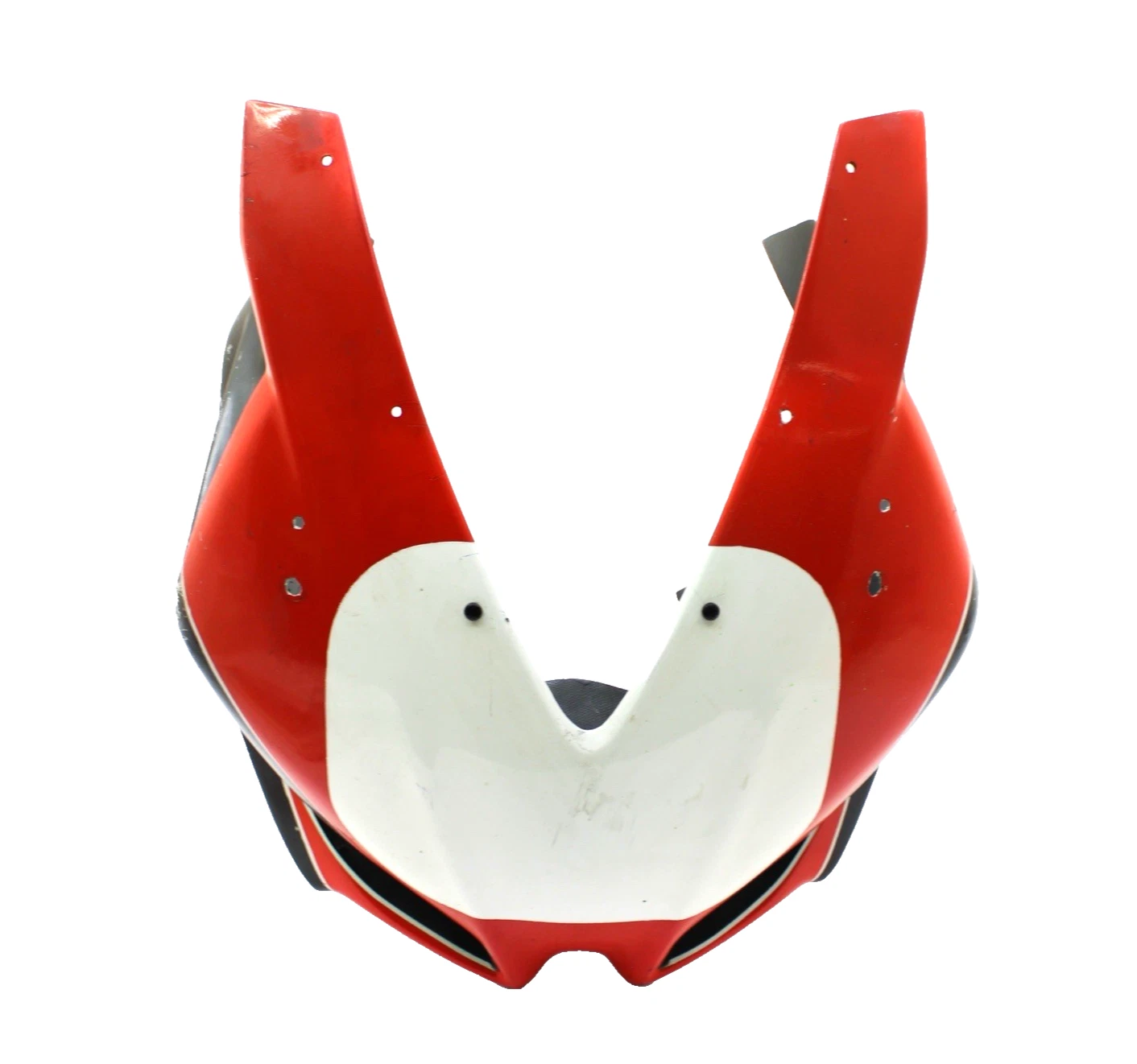 2009 - 2014 APRILIA RSV4 NOSE FAIRING TRACK TOP COWL FIBERGLASS PIECE RED BLACK