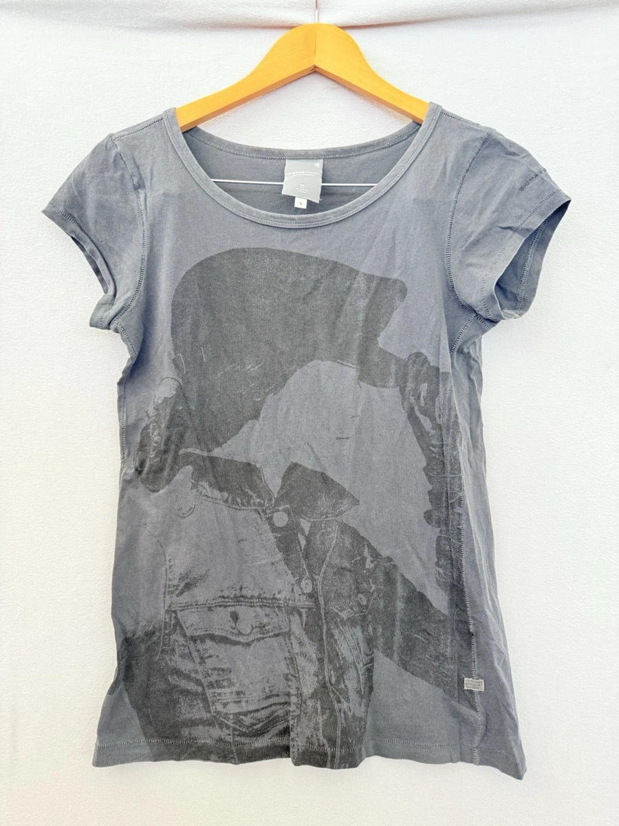 G-Star Raw Overdyed Baby Top T-Shirt Donna – Girocollo, Vestibilità Corta, Cotone