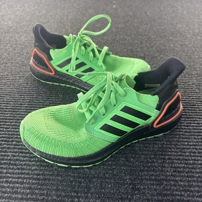 PRE OWNED Adidas ultra boost web DNA Solar Green Black Size 6