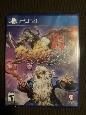 Battle Axe PS4 FACTORY SEALED BRAND NEW! Disc Is Floating Inside The Sealed Case