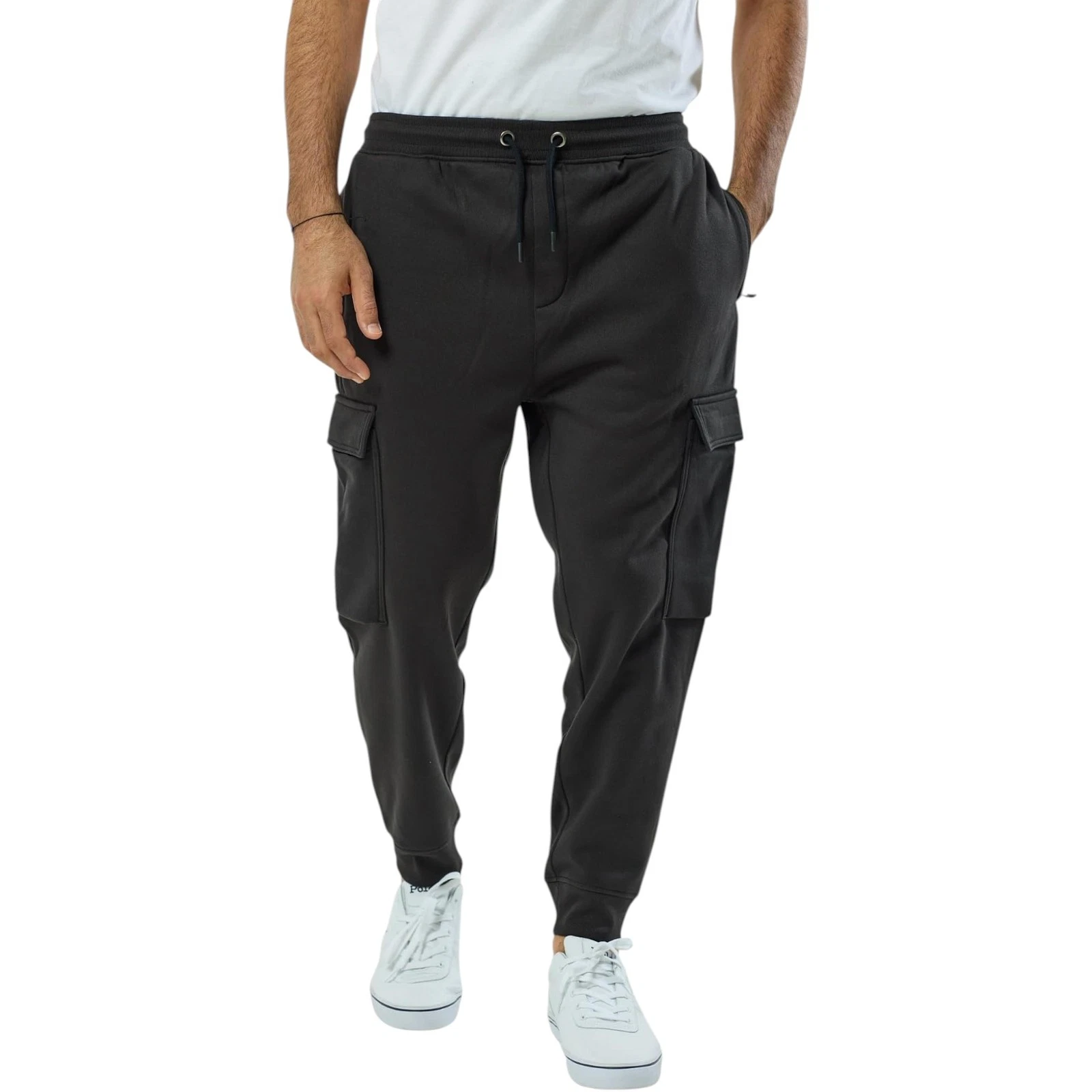 Mens Cargo Joggers Zip Pockets Fleece Gym Trousers Cotton Bottom Track Pants New
Opens in a new wind