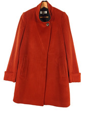 Manteau laine femme Un jour ailleurs Taille XS - Coloris Terracotta - Très bon é