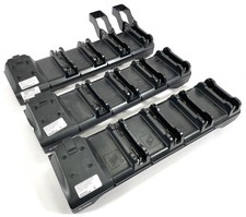 Lot of 3 Zebra Sharecradle CRD-ET5X-SE4CO3-01 4 Slot Charging Cradle Base NO AC