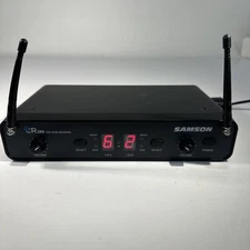 Samson CR288 UHF Dual Wireless Receiver Only With AC Adapter In Black ***READ***